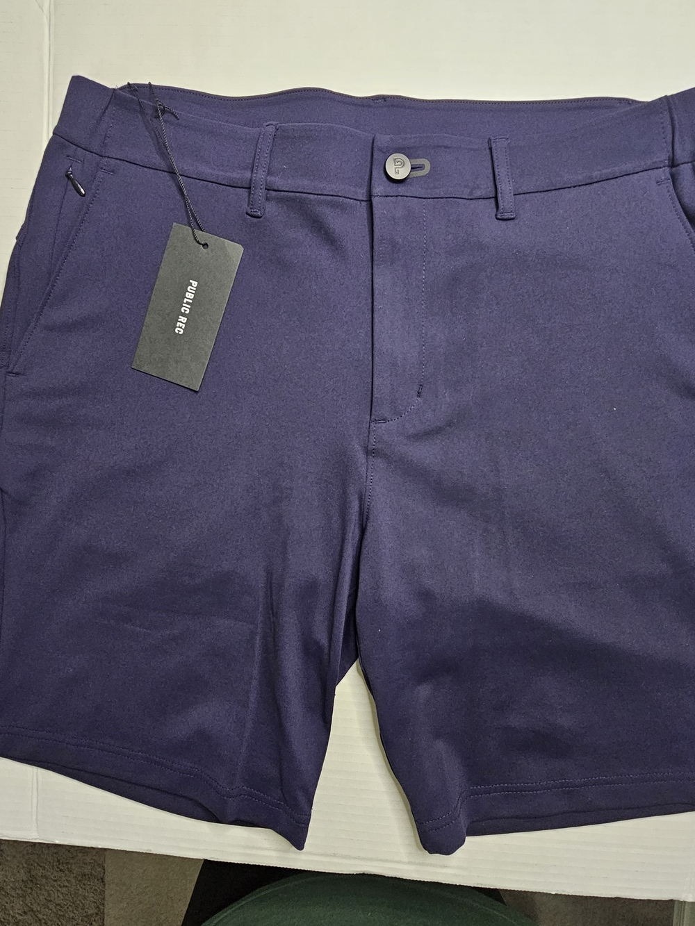 Public Rec Gamechanger Shorts Men's 33 Navy Stretch Performance Golf Casual
